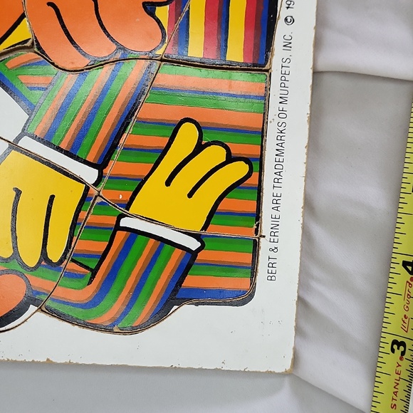 PLAYSKOOL Sesame Street Bert And Ernie Friends 1976 Wooden Puzzle - Picture 5 of 8